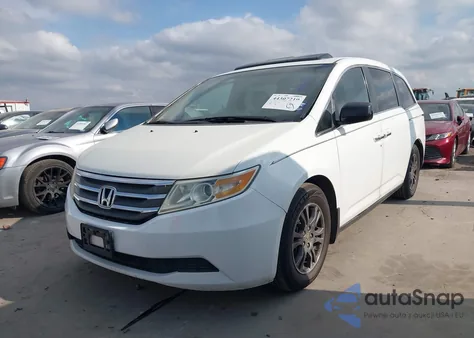 2011 Honda Odyssey Ex-L из США, поврежденный, VIN 5FNRL5H68BB065655